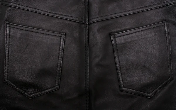 Zakken Zwart Leder Texture Kunnen Gebruiken Als Achtergrond — Stockfoto