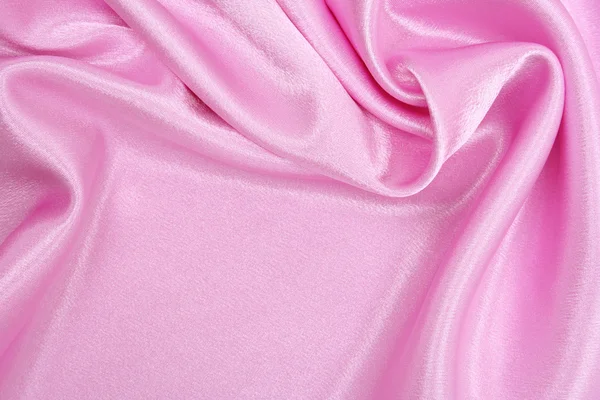 Sima, elegáns rózsaszín selyem — Stock Fotó