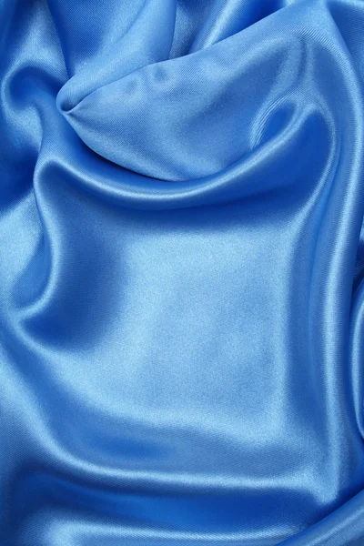 Sutra biru halus elegan sebagai latar belakang — Stok Foto