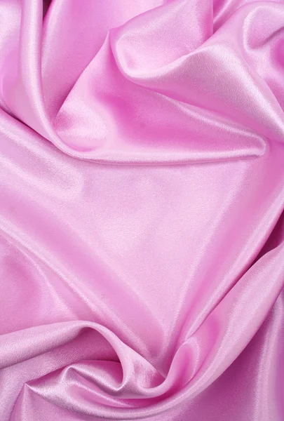 Liscio Elegante Seta Rosa Può Utilizzare Come Sfondo — Foto Stock