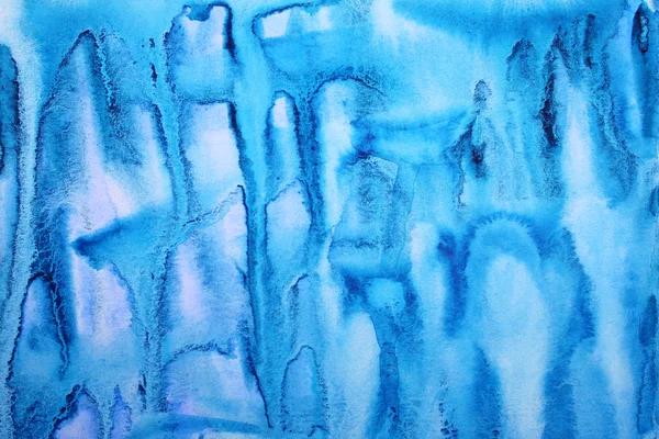 Fond Aquarelle Abstrait Avec Différentes Couches Colorées Sur Texture Papier — Photo