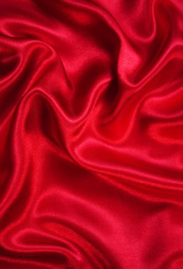 Smooth elegant red silk clipart