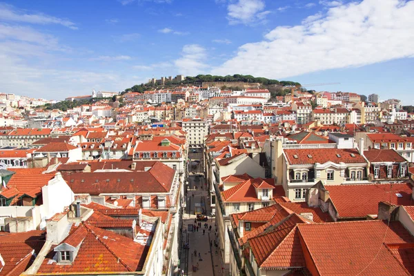 Portugal. Panorama över Lissabon — Φωτογραφία Αρχείου