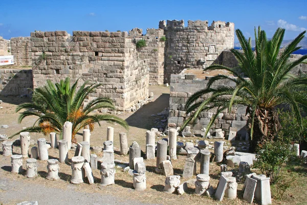 Grecia. Kos. Il castello dei Cavalieri dell'Ordine di San Joh — Foto Stock