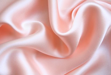 Smooth elegant pink silk as background clipart