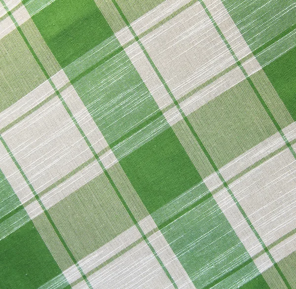 Бежево-зелена лляна тканина як фон — стокове фото
