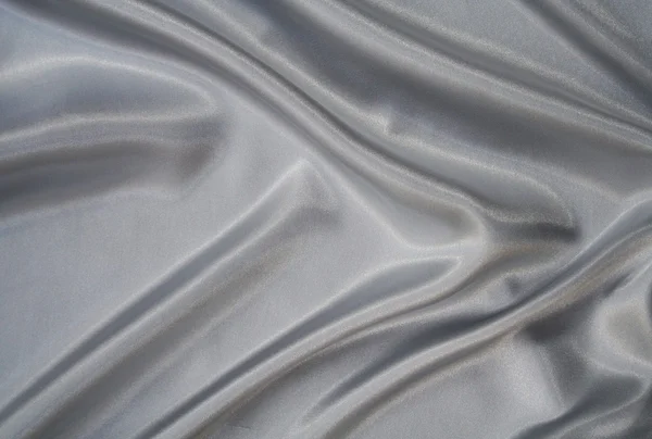 Slät elegant grå silke som bakgrund — Stockfoto