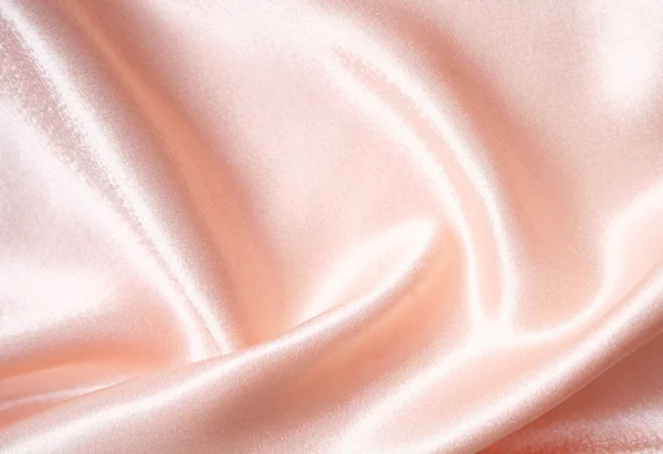 Smooth elegant pink silk as background — Stock Photo, Image
