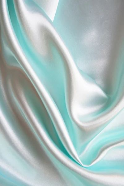 Smooth elegant blue silk as background Royalty Free Stock Photos