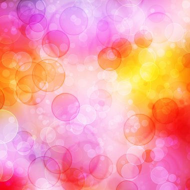 Colorful bubbles clipart