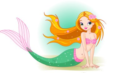 Mermaid Girl clipart