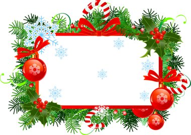 Christmas frame clipart