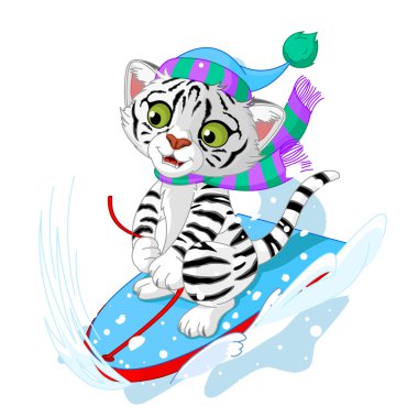 Fast fun Tiger clipart