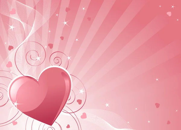 День Святого Валентина Абстрактним Фоном Серця Місце Copy Text — стоковий вектор
