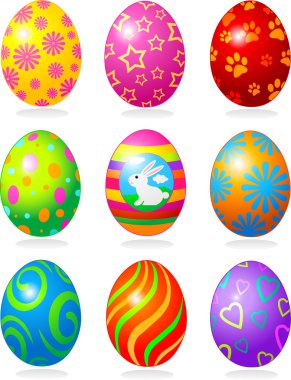 Easter eggs clipart