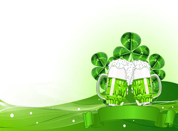 St. Patricks Day Celebration Background — Stock Vector