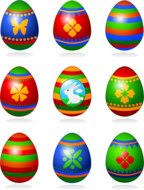 Easter eggs clipart