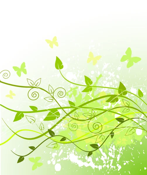 春天的绿色 — 图库矢量图片