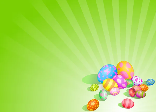 Vacker påsk ägg bakgrund — Stock vektor