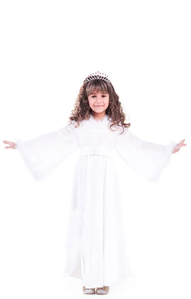 Прекрасна маленька принцеса ангел — стокове фото