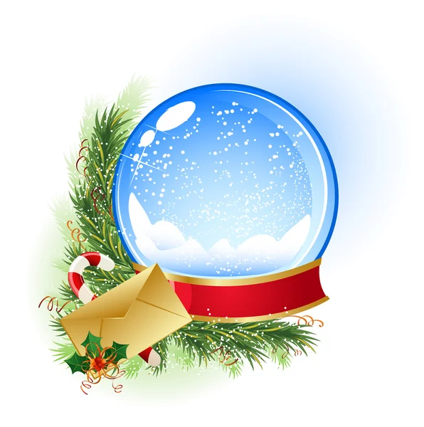 Courrier de Noël — Image vectorielle