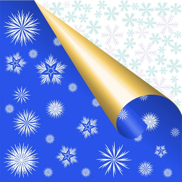 Affiche torsadée bleue — Image vectorielle