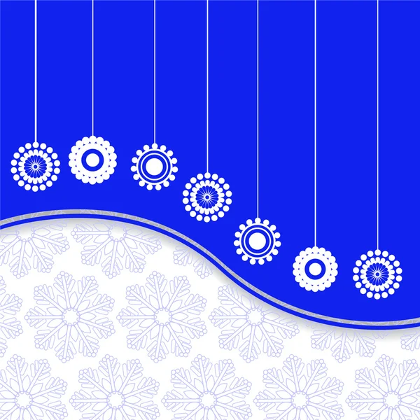 White-blue background — Stock Vector