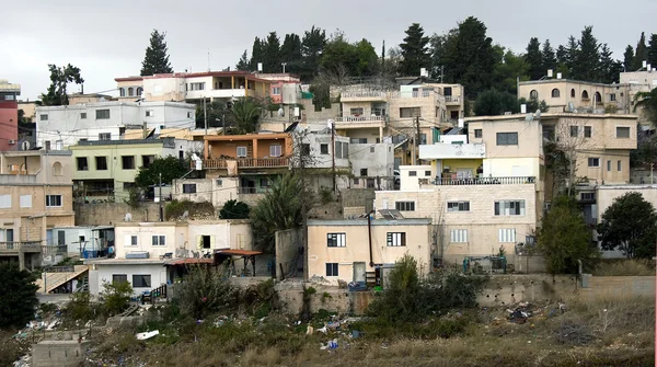 Vista sobre o bairro árabe habitação — Fotografia de Stock
