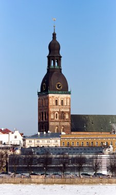 Dome cathedral in Riga clipart