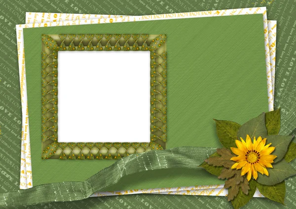 Куча цветов на абстрактном фоне с тряпкой — стоковое фото