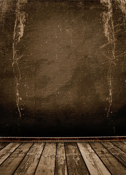 Aşınmış duvar kağıdı eski oda-eski Güzellik — Stok fotoğraf