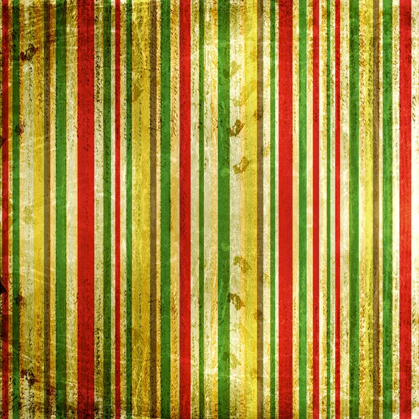 Grunge listrado fundo multicolorido com ornamento antigo — Fotografia de Stock