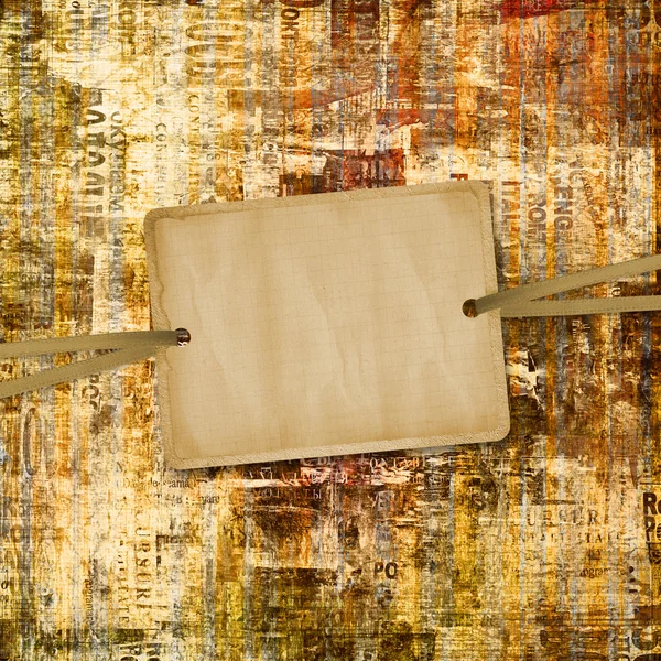 Grunge arka plan afiş yırtık eski ile — Stok fotoğraf