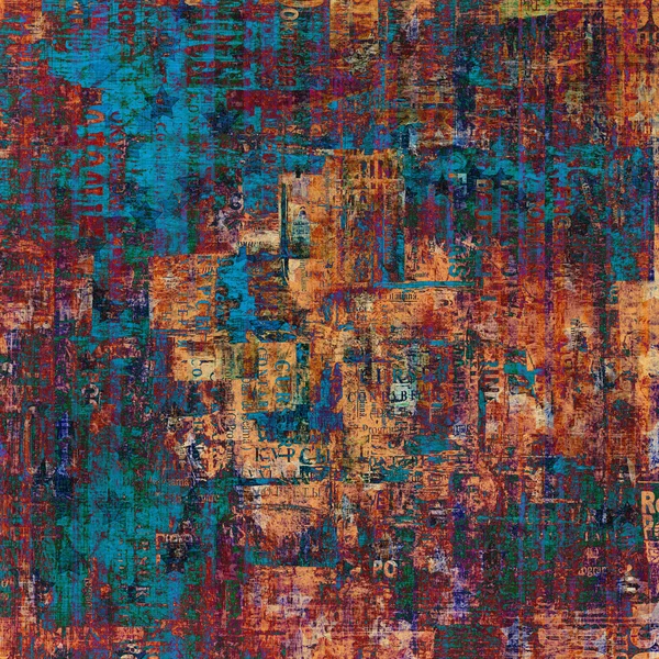 Grunge fondo abstracto con viejos carteles rotos — Foto de Stock