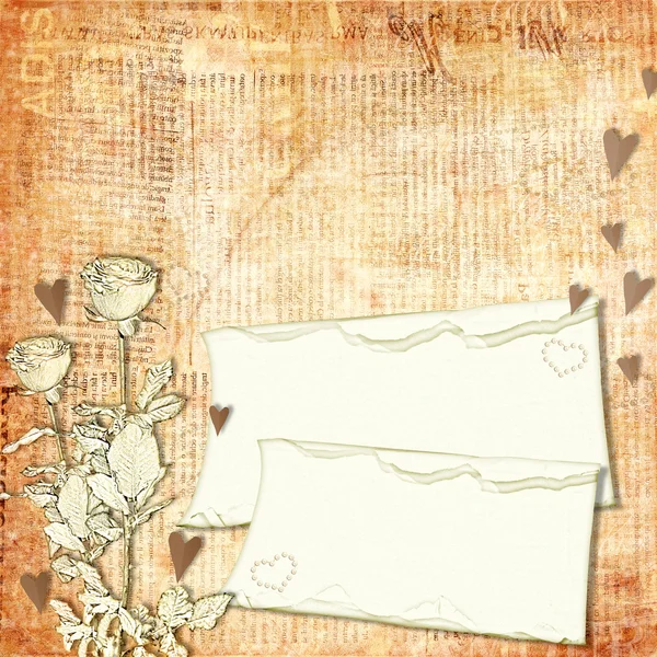 Картка Привітання Ялинкою Зірками — стокове фото