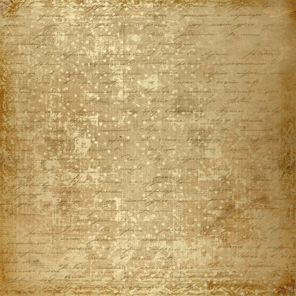 Granica stary papier projekt w stylu scrapbookingu z pisma — Zdjęcie stockowe