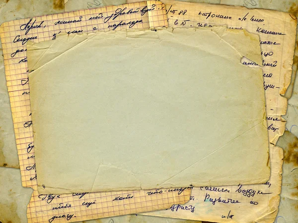 Projeto de papel alienado Grunge em estilo scrapbooking — Fotografia de Stock