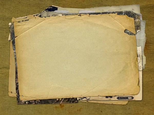 Grunge alienato disegno della carta in stile scrapbooking — Foto Stock