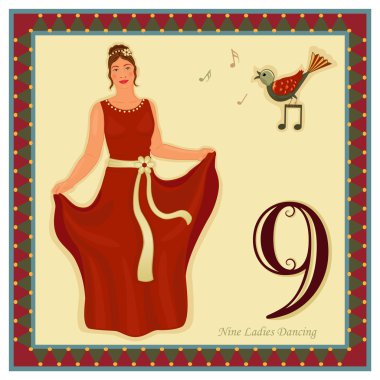 The 12 Days of Christmas clipart