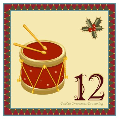 The 12 Days of Christmas clipart