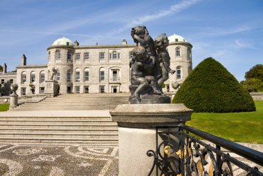 Powerscourt Mansion in Ireland clipart