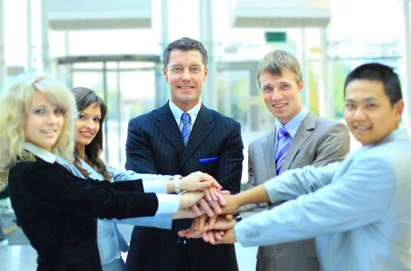 Handshake and teamwork Royalty Free Stock Images