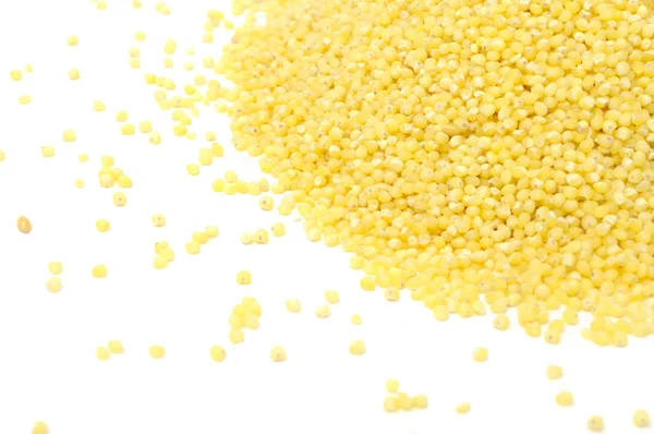 Proso zbóż na białym tle — Zdjęcie stockowe