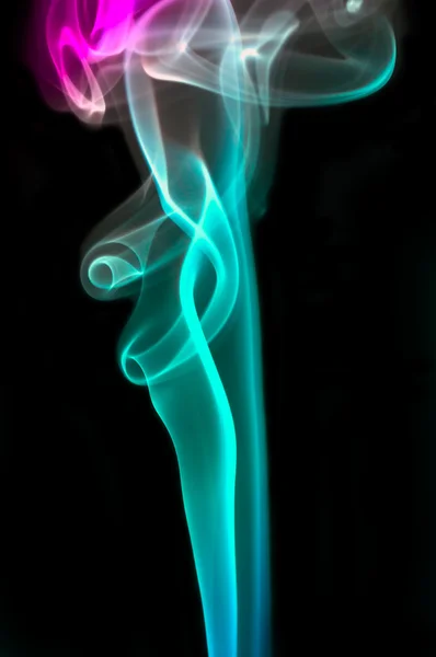 Veelkleurige rook — Stockfoto