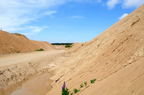 Sand Hills at the Quarry — Stock Photo, Image