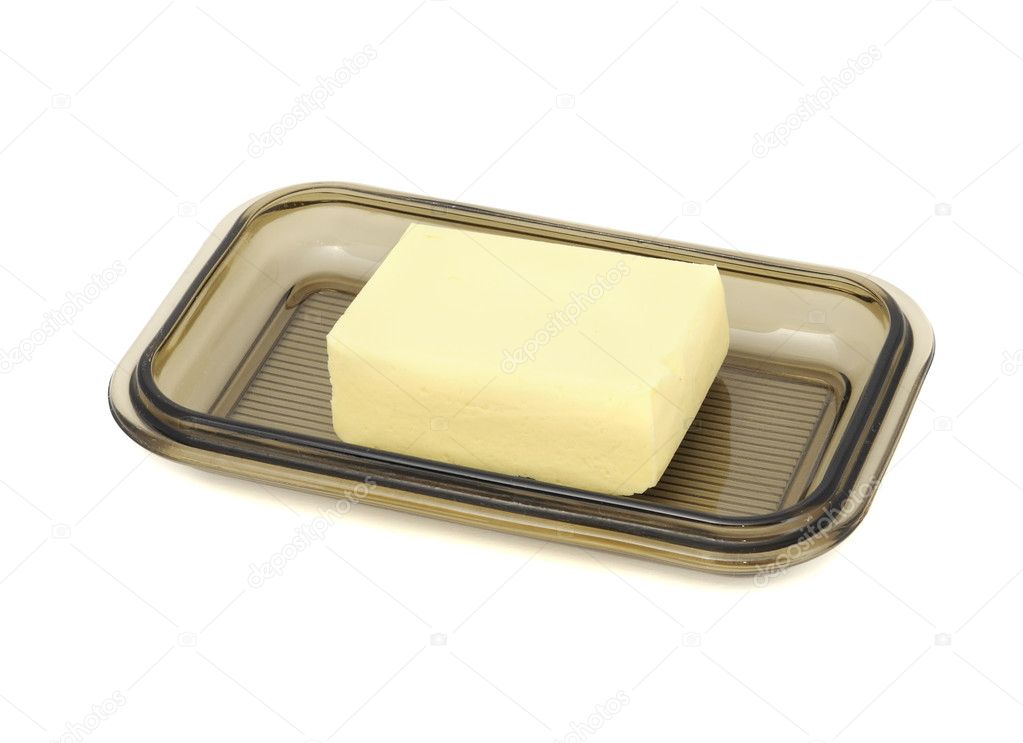 Butter on Glass Butterdish
