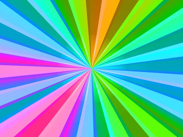 Многоцветные лучи — стоковое фото