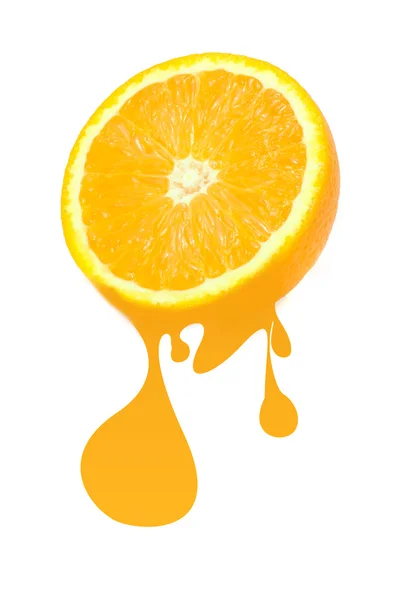 Saftig apelsin — Stockfoto