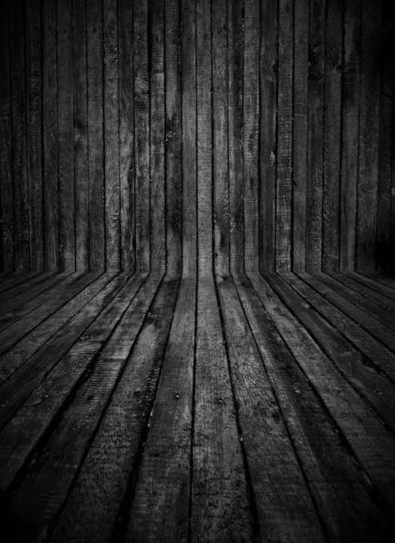 暗い木製部屋 — ストック写真