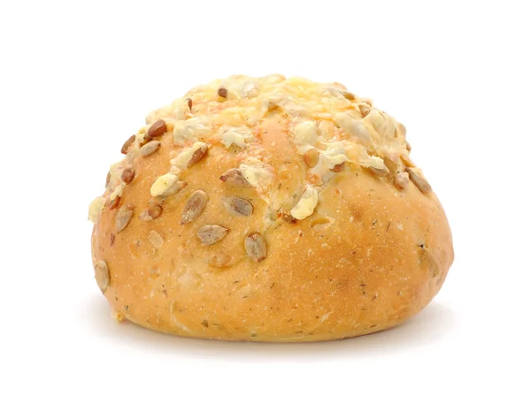 ヒマワリの種子とチーズ全粒粉パン — ストック写真